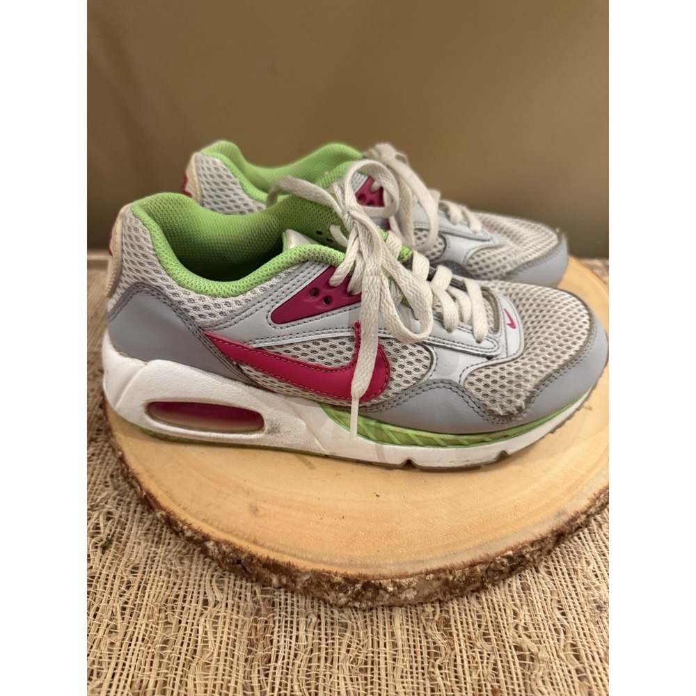 Nike Women Air‎ Max Correlate Training Running Shoes Sneakers Pink & Green US 6